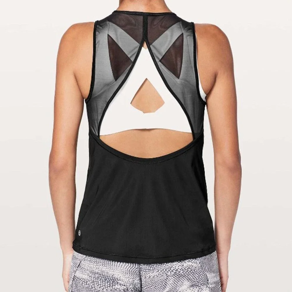 LULULEMON For The Run Tank No Size Tag Check Measurements